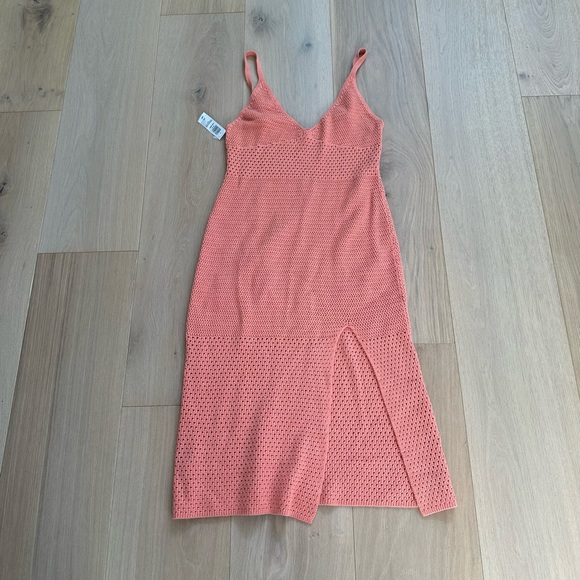 Aritzia Dresses & Skirts - Aritzia Wilfred Evie Midi Crochet Dress